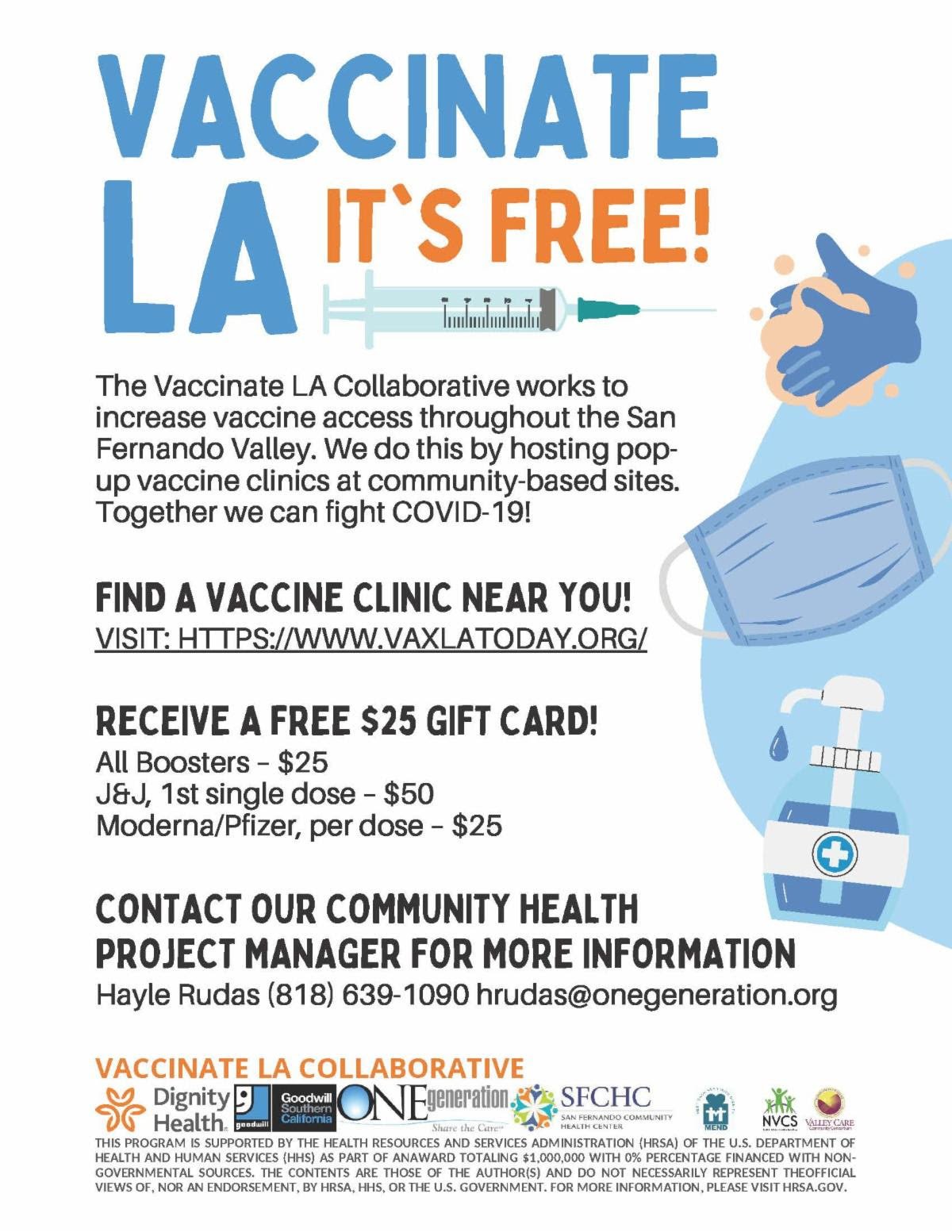 Vaccinate LA – It’s Free!