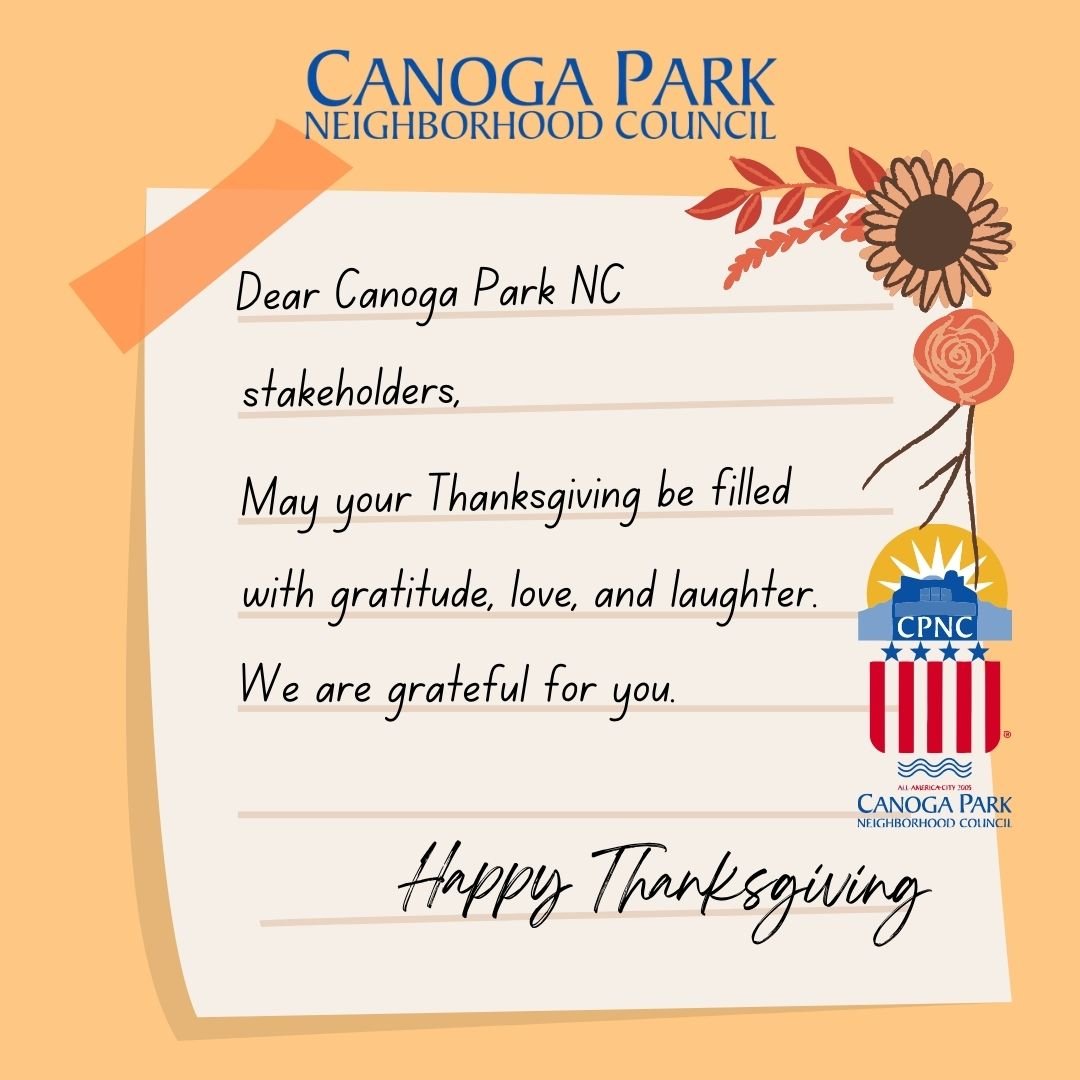 Happy Thanksgiving, Canoga Park!