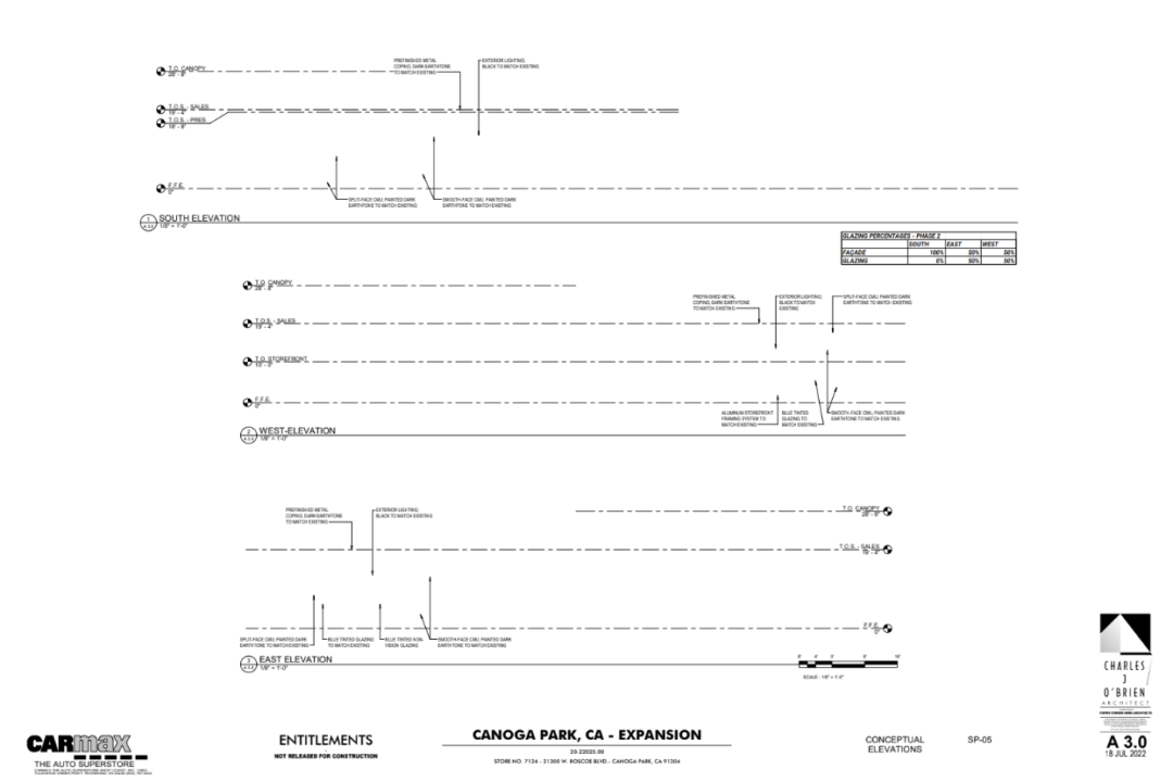 CarMax Proposed Expansion 21300 Roscoe Blvd Canoga Park