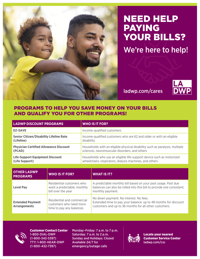 LADWP Financial Assistance